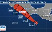 Mexico đối mặt với bão nhiệt đới gây mưa lớn