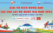 Giải Vô địch Bóng bàn các câu lạc bộ Quốc gia 2025 đã sẵn sàng cho ngày khởi tranh