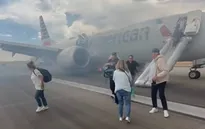 American Airlines sơ tán khẩn cấp hành khách vì máy bay bốc khói khi cất cánh
