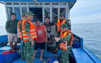 Kịp thời cứu hộ tàu cá và ngư dân gặp nạn trên biển