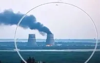 Ukraine tấn công UAV gây cháy tại nhà máy điện hạt nhân lớn nhất của Nga 