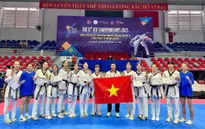 Taekwondo Việt Nam vững vàng ngôi vương tại giải đấu khu vực