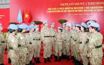 Lễ xuất quân lên đường thực hiện nhiệm vụ gìn giữ hòa bình Liên hợp quốc