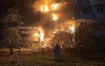 Ukraine: Nhiều trẻ em bị thương trong vụ tấn công bằng UAV của Nga vào thủ đô Kiev
