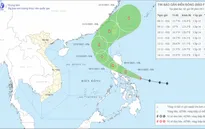 Ngày 10/11, bão Fung-Wong giật trên cấp 17, di chuyển nhanh vào Biển Đông