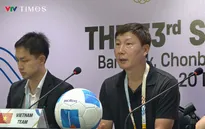 HLV Kim Sang-sik nói gì về chiến thắng nhọc nhằn của U22 Việt Nam trong ngày ra quân SEA Games 33?