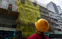 Hong Kong (Trung Quốc) bỏ toàn bộ lưới giàn giáo tại các công trình