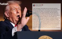 Thủ tướng Thái Lan Anutin điện đàm với Tổng thống Mỹ Donald Trump