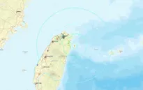 Thêm 1 trận động đất mạnh ngoài khơi Đài Loan (Trung Quốc), nhiều khu vực rung lắc