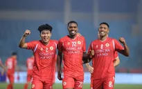 Đình Bắc dự bị trong ngày CLB Công an Hà Nội thắng tưng bừng