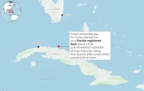Cuba nổ súng vào xuồng cao tốc đến từ Florida