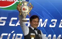 Trần Thanh Lực vô địch thuyết phục giải billiards carom 3 băng quốc tế