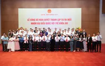 Công bố Nghị quyết thành lập Nhóm đại biểu Quốc hội trẻ khóa XVI