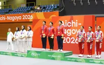 Ngọc Trâm nén đau, nỗ lực cùng các đồng đội giành HCV ASIAD cho Thể thao Việt Nam