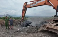 Khởi tố 2 đối tượng liên quan vụ chôn lấp trái phép 300 tấn chất thải