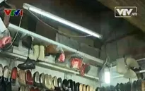 Mất an toàn phòng cháy tại chợ Chúc Sơn, Hà Nội