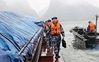 Vùng Cảnh sát biển 4 bắt giữ hai tàu sang mạn dầu trái phép