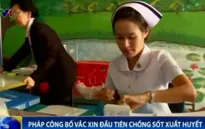 Pháp công bố vaccine đầu tiên chống sốt xuất huyết