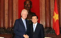 Chủ tịch nước tiếp cựu Tổng thống Mỹ Bill Clinton