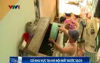 Cao điểm nắng nóng, nhiều quận Hà Nội mất nước kéo dài