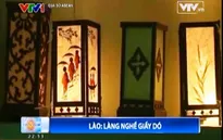 Khám phá làng nghề giấy dó ở Lào