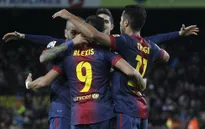 Real và Barca song hành với những chiến thắng đậm