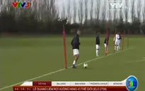 Những bài tập chiến thuật lạ của U19 Việt Nam tại Arsenal