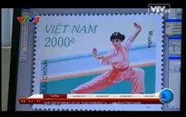 Vẻ đẹp của nữ VĐV trên tem bưu chính