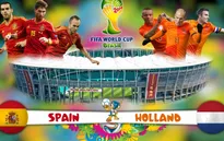 Lịch tường thuật trực tiếp World Cup 2014 ngày 13/6 và 14/6: Đại chiến Tây Ban Nha - Hà Lan