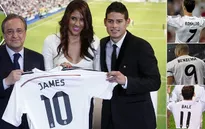 CHÙM ẢNH: Toàn cảnh James Rodriguez xúc động ra mắt Real Madrid