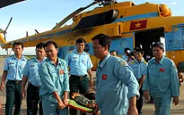 Dùng trực thăng cấp cứu ngư dân bị nạn ở Trường Sa