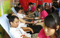 Sôi nổi ngày hội hiến máu và ủng hộ quỹ TTCE tại CĐ Truyền hình