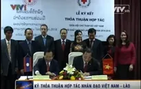 Ký kết thỏa thuận hợp tác nhân đạo Việt Nam - Lào