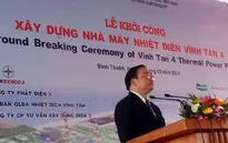 Khởi công xây dựng nhà máy nhiệt điện Vĩnh Tân 4