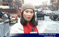 PV Trần Hà đưa tin từ New York: FBI và đội dò phá bom mìn điều tra vụ sập tòa nhà