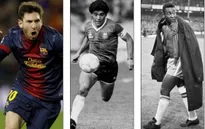Messi chưa thể sánh ngang Pele và Maradona!