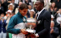 Usain Bolt trao danh hiệu Roland Garros thứ 8 cho Nadal