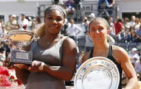 Serena lần thứ ba lên ngôi ở Rome Masters