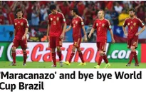 Báo chí Tây Ban Nha rung chuyển vì cú sốc World Cup 2014