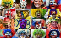 Màu cờ sắc áo 32 đội bóng dự World Cup qua khuôn mặt CĐV