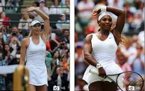 Sharapova – Serena: Cuộc cạnh tranh ngôi hậu Wimbledon ngay tại tứ kết