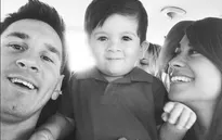 Messi khoe vợ đẹp con khôn trong kì nghỉ sau World Cup