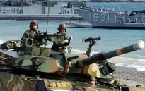 Mỹ - Hàn tập trận chung trên biển Hoàng Hải