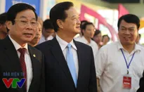 Thủ tướng Nguyễn Tấn Dũng dự khai mạc Triển lãm 70 năm thành tựu kinh tế-xã hội
