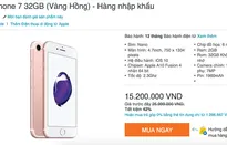 iPhone 7 giảm giá kỷ lục, ngang giá iPhone 6S