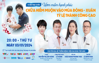 Tư vấn trực tuyến: “Ươm mầm hạnh phúc: Chữa hiếm muộn vào mùa Đông - Xuân, tỷ lệ thành công cao”