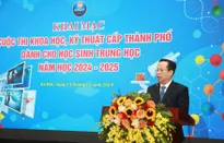 Hà Nội khai mạc cuộc thi khoa học kỹ thuật cấp thành phố