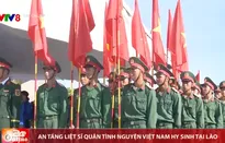 Quảng Trị tổ chức lễ truy điệu và an táng liệt sỹ quân tình nguyện Việt Nam hy sinh tại Lào
