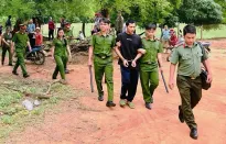 Dựng hiện trường vụ con rể nổ súng vào nhà bố vợ, cướp xe máy ở Bình Thuận