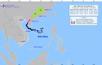 Bão số 1 vào đất liền Trung Quốc, di chuyển theo hướng Đông Bắc